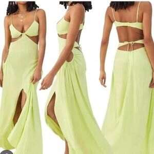 ForLove&Lemons Toni Cutout Maxi Dress Size XS